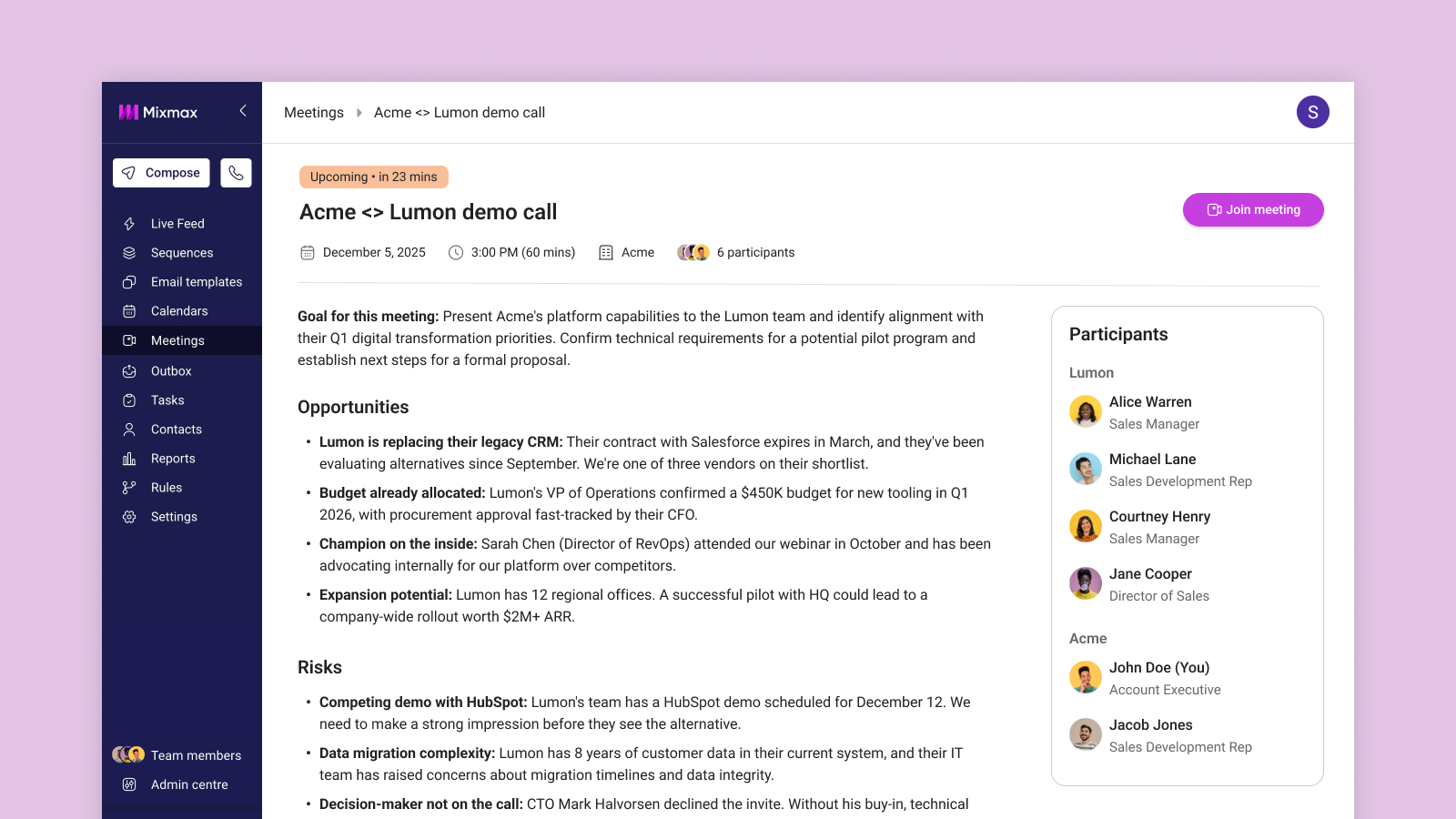 Ask Me Anything — chat-based meeting Q&A